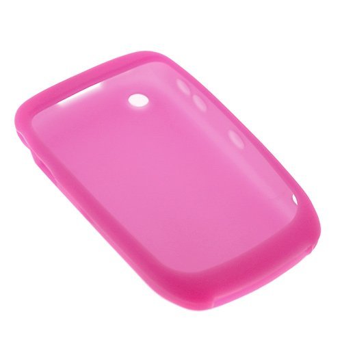 Best Price GTMax Durable Soft Rubber Silicone Skin Cover Case - Hot Pink for RIM Blackberry Curve 8530 8520 Cell Phone