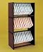 Data Racks - ACC50001 Accodata Stackable Data Binder Rack, 36w x 20-3/4d x 23-3/4h, Black/Walnut