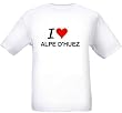 I LOVE ALPE D'HUEZ - Mountain-series - White T-shirt