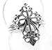 Sterling Silver Victorian Style Open Cross Ring(Sizes 4,5,6,7,8,9,10)