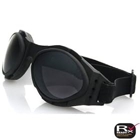 Bugeye 2 Goggle, Interchangeable, Black Frame, 3 Lenses