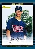 2002 Joe Mauer Bowman Baseball MLB Rookie Cards - Uncirculated And Encased in Holder (Minnesota Twins)