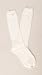 Juicy Couture Ivory Fluffy Knee High Socks