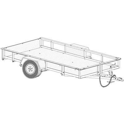 Trailer Blueprints - 10Ft. Bolt-Together Trailer