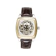 Tremont 3 Hand Automatic Skeleton Watch with MOP Dial and Leather Strap. Model: 843332003222