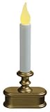 LED Economy Single Tier Window Candle Antique Brass Battery Operated