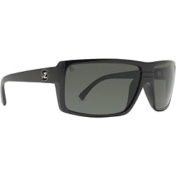 VonZipper Snark Men's Polarized Casual Wear Sunglasses - Black Gloss/Grey Poly