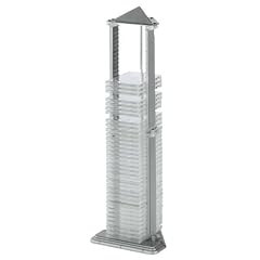 Hama CD-Tower "Pyramid" 50, Silber