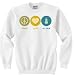 Peace Love Au Pair Dark Sweatshirt
