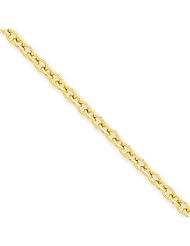 3.2mm, 14 Karat Yellow Gold, Round Open Link Cable Chain - 20 inch