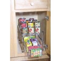11-3 4 Inch Chrome Stacking Cabinet Organizer by SENSIBLE STORAGE