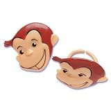 Curious George Party Cupcake Rings 12 Pack