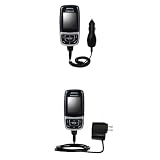 Essential Kit for the Samsung SGH-E630 - includes Car and Wall Charger with Rapid Charge Technology - Gomadic Brand w/ TipExchange Technology