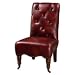 Samhain Faux Leather Armless Chair