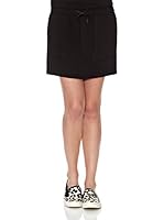 Mango Falda Crepi (Negro)