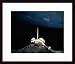 Satellite in Space Shuttle's Cargo Bay, Art Poster with Wood Frame, poster size: 20
