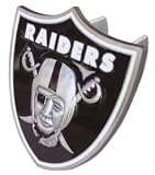 Oakland Raiders NFL Pewter "Logo" Trailer Hitch Cover