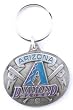 Arizona Diamondbacks Oval Pewter Keychain