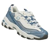 Skechers Women's D'Lites Day Dreamers Lt Blue/White 5.5 M US