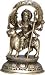 Durga Statues - Hindu Goddess Made in Brass Sitting on Lion Length - 4.75 x 3.25 x 8