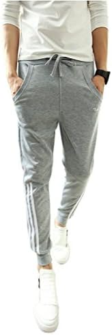 Angcoco Mens Casual Harem Jogging Pants Tracksuit Training Running Trousers