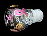 Pretty in Pink Design - Hand Painted - Wine Bottle Stopper