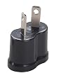 Adapter Plug - Australia & New Zealand - Black Angled Polarized