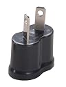 Adapter Plug - Australia & New Zealand - Black Angled Polarized