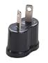 Adapter Plug - Australia & New Zealand - Black Angled Polarized [Apparel]
