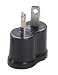 Adapter Plug - Australia & New Zealand - Black Angled Polarized Image