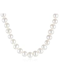 14k Gold 8.5-9mm White Freshwater Cultured AA Quality Pearl Necklace