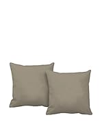 Datex Set Funda De Cojín 2 Uds. Più Bello (tortora)