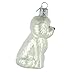 Old World Christmas Bichon Frise Glass Blown Ornament for Christmas Tree