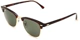 Sunglasses Rayban RB3016 Clubmaster W0366 Green 51 mm