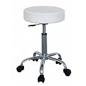 SixBros. Rollhocker Arbeitshocker Hocker Praxishocker Weiß - M-95027-W