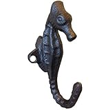 1 X Cast Iron Seahorse Hook