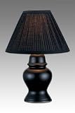 Grandrich #G2085BK 13 Black Ginger Jar Lamp