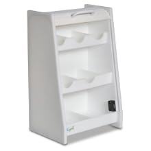 TrippNT 50259 HDPE Roll Top Locking Workstation, 8 Compartments, Small, 12" Width x 19" Height x 9" Depth