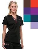 Dickies Medical Uniforms Bohemian V-Neck Tunic Top Scrub