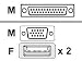 8ft KVM Cable for Autoview 400 USB Kybd/ms & Vga Video