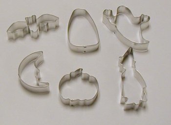 Halloween Cookie Cutters- Set of 6