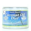 Raw Organic Coconut Oil Trial Size 2 oz by Health Support
