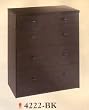 BEAUTIFUL NEW 5-DRAWER CHEST IN BLACK FINISH