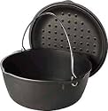 Lodge 5-Quart Cast Iron Dutch Oven with Iron Lid