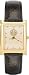 Denver Nuggets Womens Gold Elite Leather Strap Rectangular Dress Watch