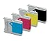 LC970 4 Pack - Set of 4 Compatible Ink Cartridges for Brother DCP-135C DCP-150C DCP-153C DCP-157C MFC 260C MFC-235C / DCP135C DCP150C DCP153C DCP157C MFC260C MFC235C Contains : LC970C LC970M LC970Y LC970BK