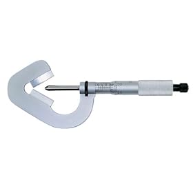 Starrett T483xrl-1 1 V-anvil Starrett Outside Mic by Starrett