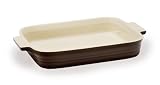 Review Le Creuset PG1047-3240 / Le Creuset Stoneware 2-1/4-Quart Rectangular Dish, Chestnut