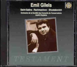 CD-Charts  Search : Gilels Plays Saint-Saëns and Rachmaninov
