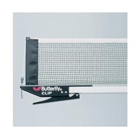 Butterfly Table Tennis Clip Net & Post Set - 11304